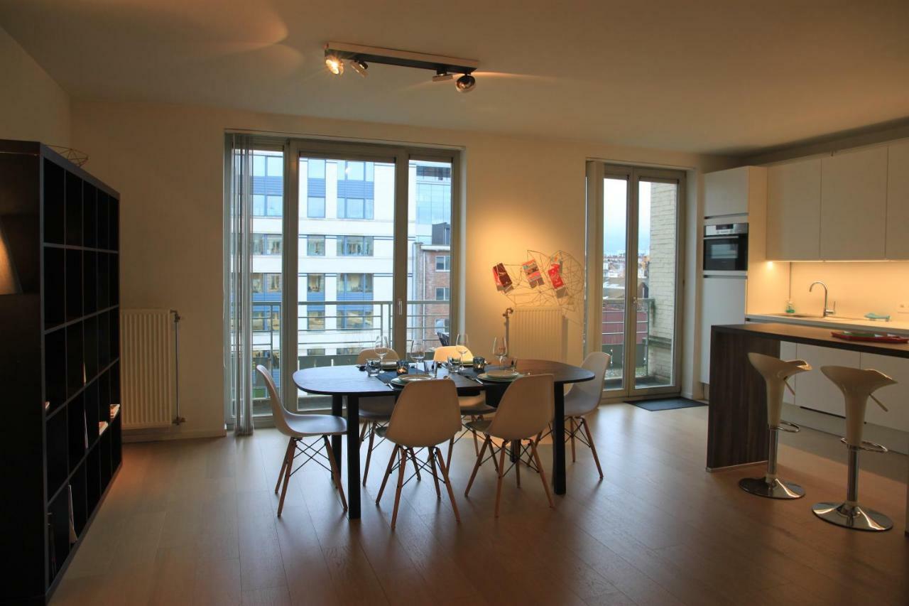 New Design Apartment In Brüsszel Kültér fotó